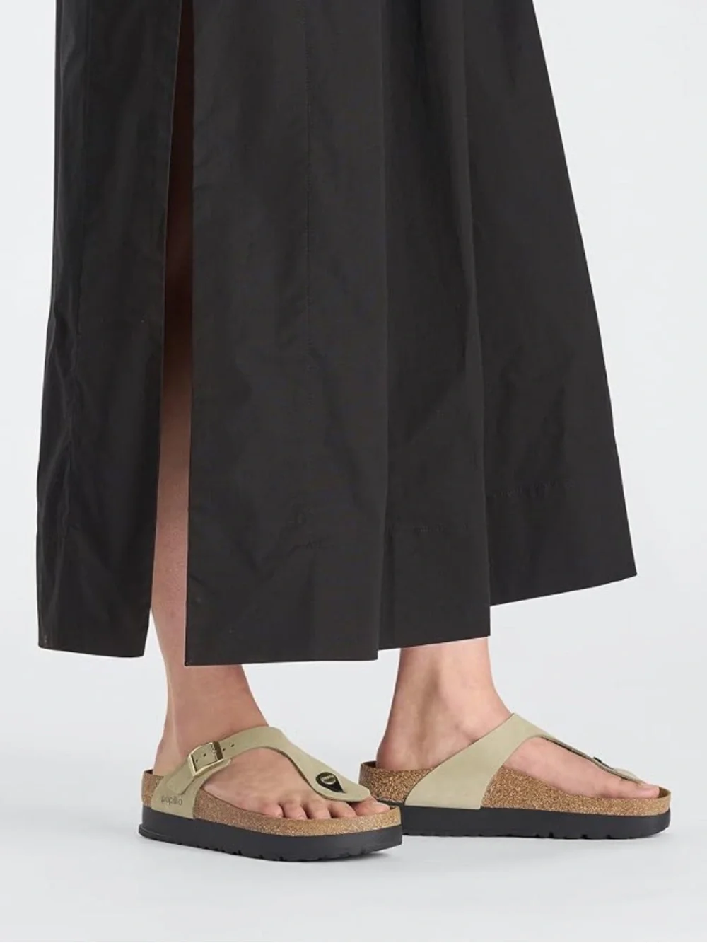 Birkenstock Papillio Gizeh Flex Platform Nubuck Leather